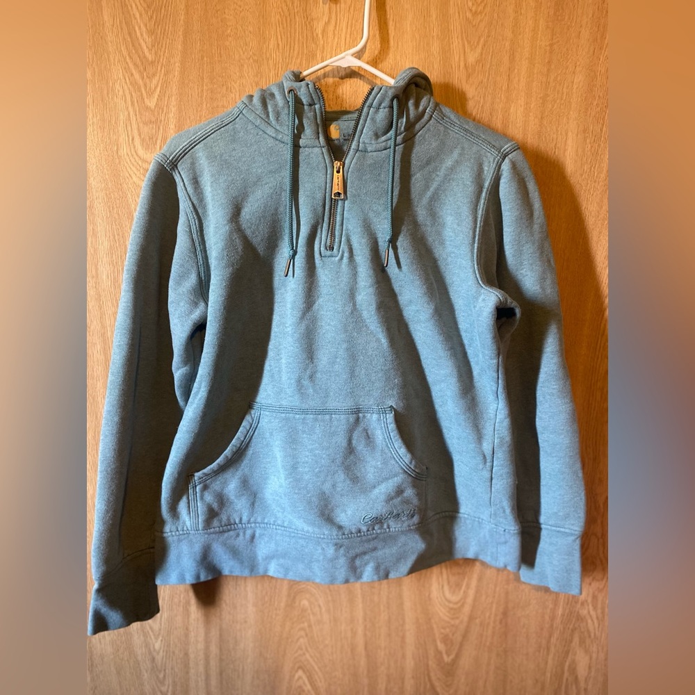 Carhartt half-zip hooded pullover 💙